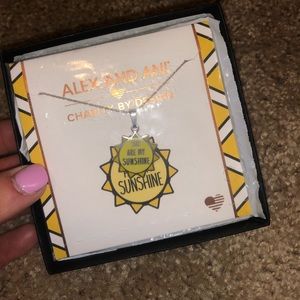 Alex and Ani "you are my sunshine" necklace